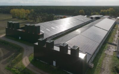 1.8 megawatt PV system installed on sanwich panels with patented support system